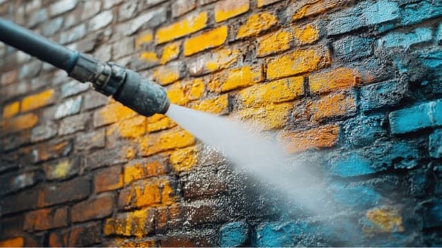 Pressure Washing Graffiti Removal in Santa Cruz County